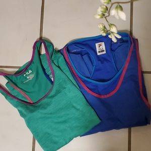🤾Set of 2🤾 Fila  Women's Tennis Racerback Top & Racerback Sport Top